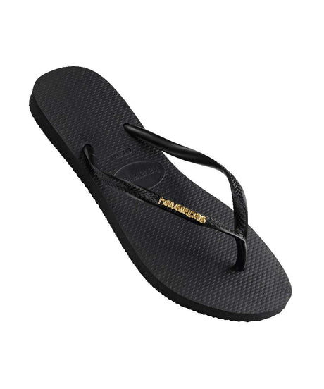 Havaianas Women's Slim Metal Logo Thongs | Red Kado