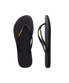 Havaianas Women's Slim Metal Logo Thongs | Red Kado