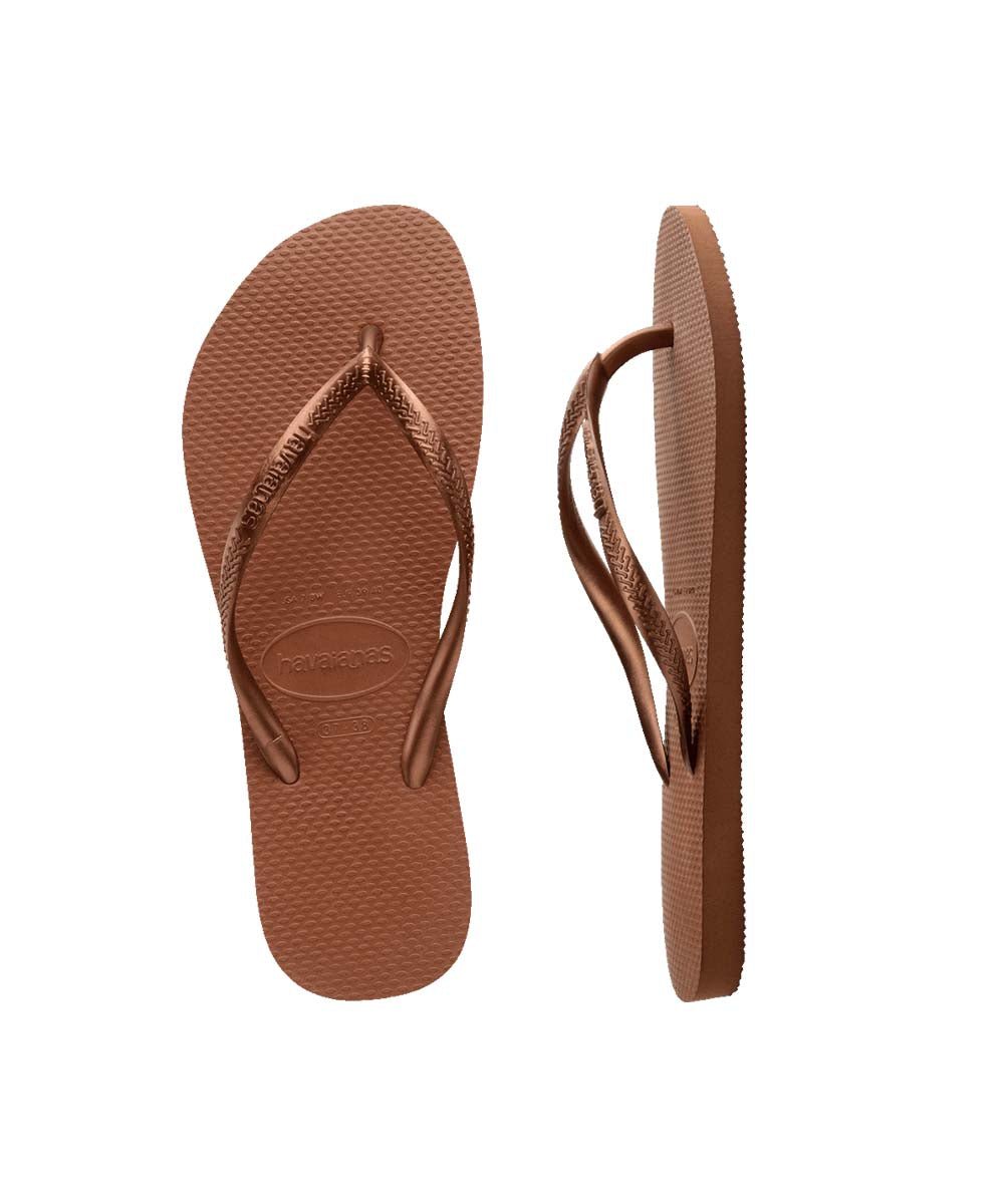 Havaianas Women's Slim Metallic Thongs | Red Kado
