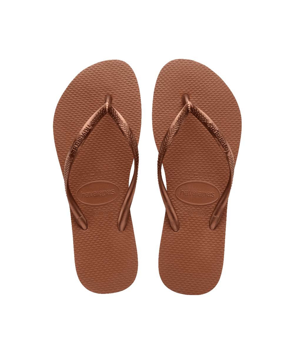 Havaianas Women's Slim Metallic Thongs | Red Kado