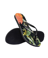 Havaianas Women's Slim Fauna Bush Flower Thong | Red Kado