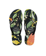 Havaianas Women's Slim Fauna Bush Flower Thong | Red Kado