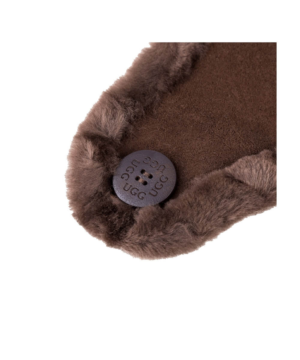 UGG Button Aviator Hat | Red Kado