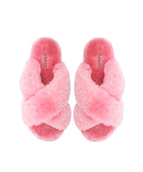 Women's UGG Premium Cross Over Slippers | Red Kado