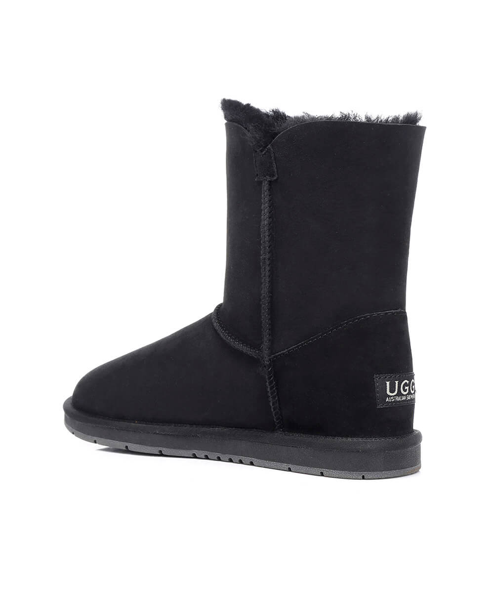 Women's Luxe Classic Mid Button UGG | Red Kado