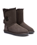Women's Luxe Classic Mid Button UGG | Red Kado