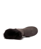 Men's Luxe Classic Mid Button UGG | Red Kado