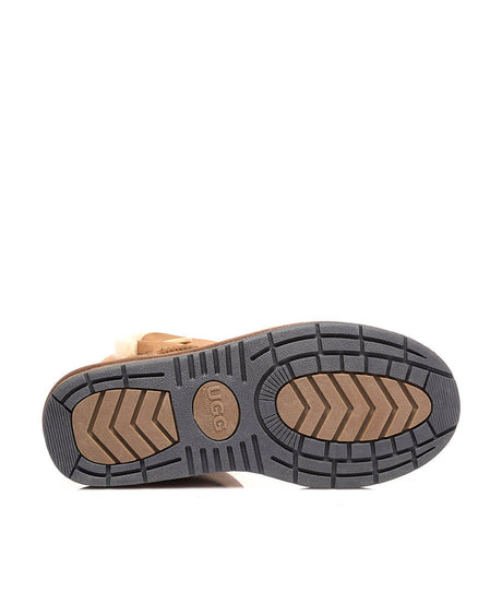 Men's Luxe Classic Mid Button UGG | Red Kado