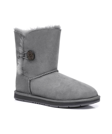 Men's Luxe Classic Mid Button UGG | Red Kado