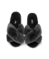 Women's UGG Premium Cross Over Slippers | Red Kado