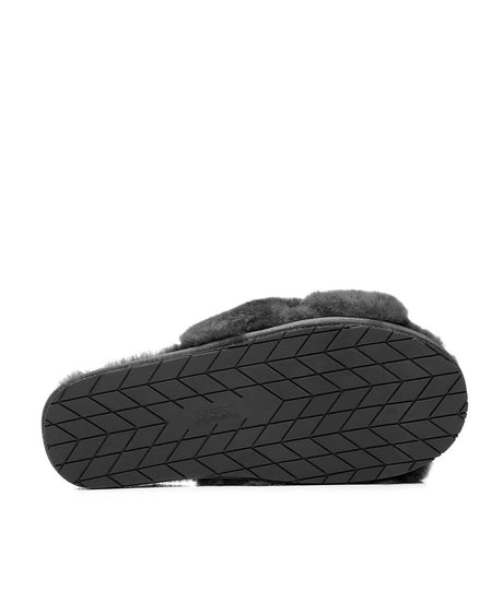 Women's UGG Premium Cross Over Slippers | Red Kado
