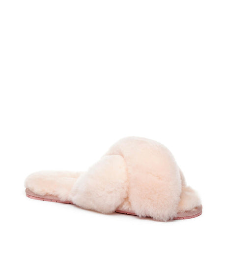 Women's UGG Premium Cross Over Slippers | Red Kado