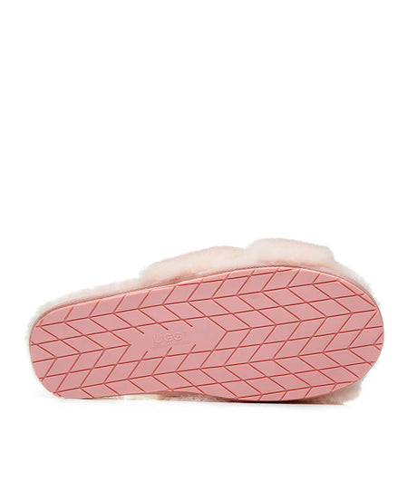 Women's UGG Premium Cross Over Slippers | Red Kado