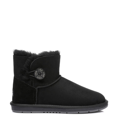 Women's Luxe Classic Mini UGG Button | Red Kado