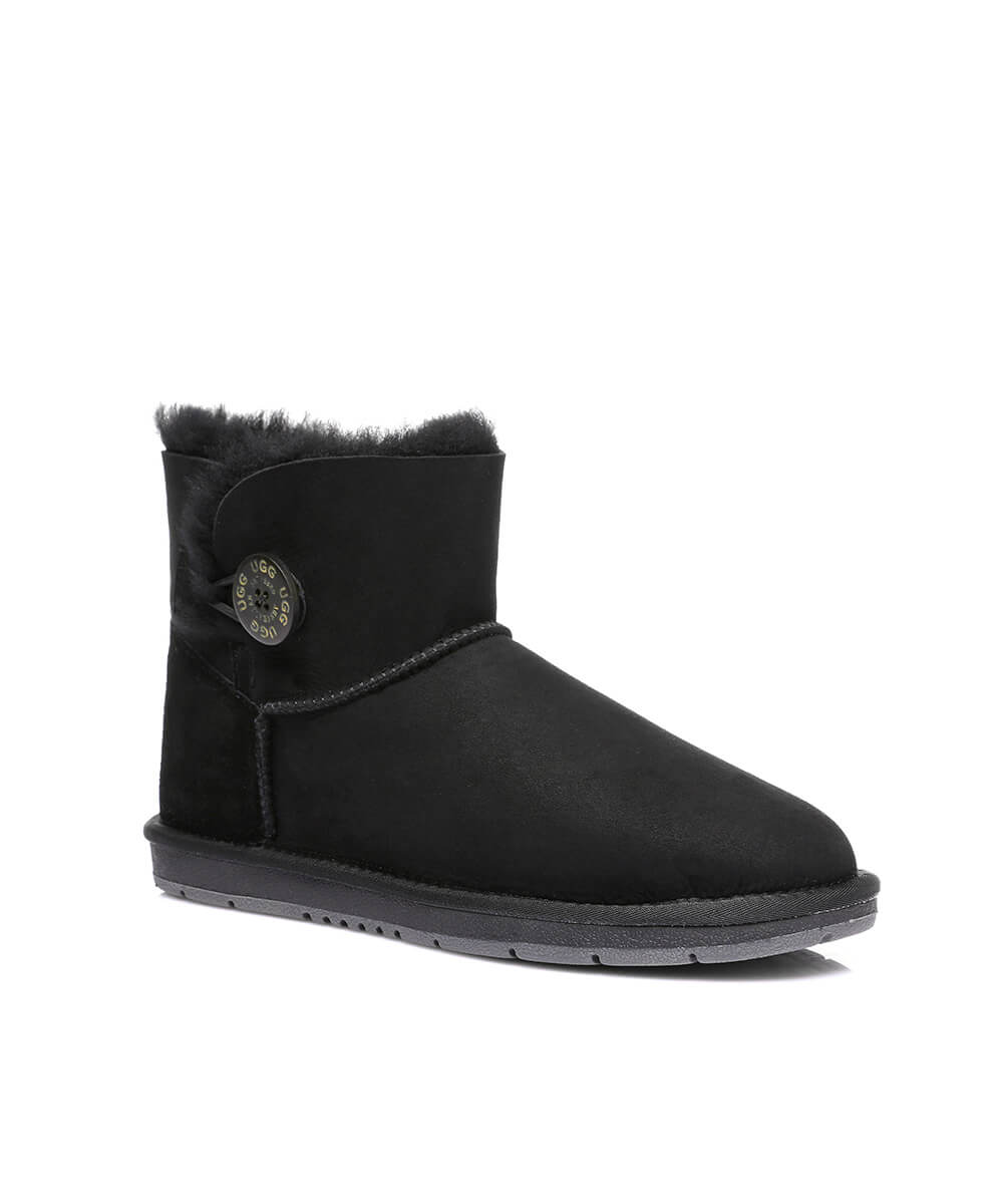 Men's Luxe Classic Mini UGG Button | Red Kado