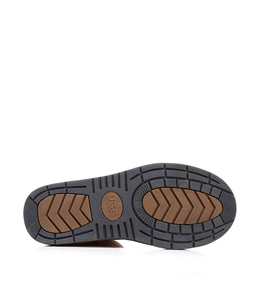 Men's Luxe Classic Mini UGG Button | Red Kado