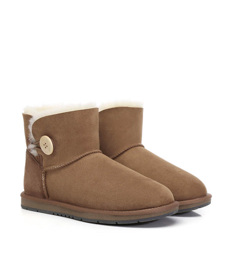 Men's Luxe Classic Mini UGG Button | Red Kado