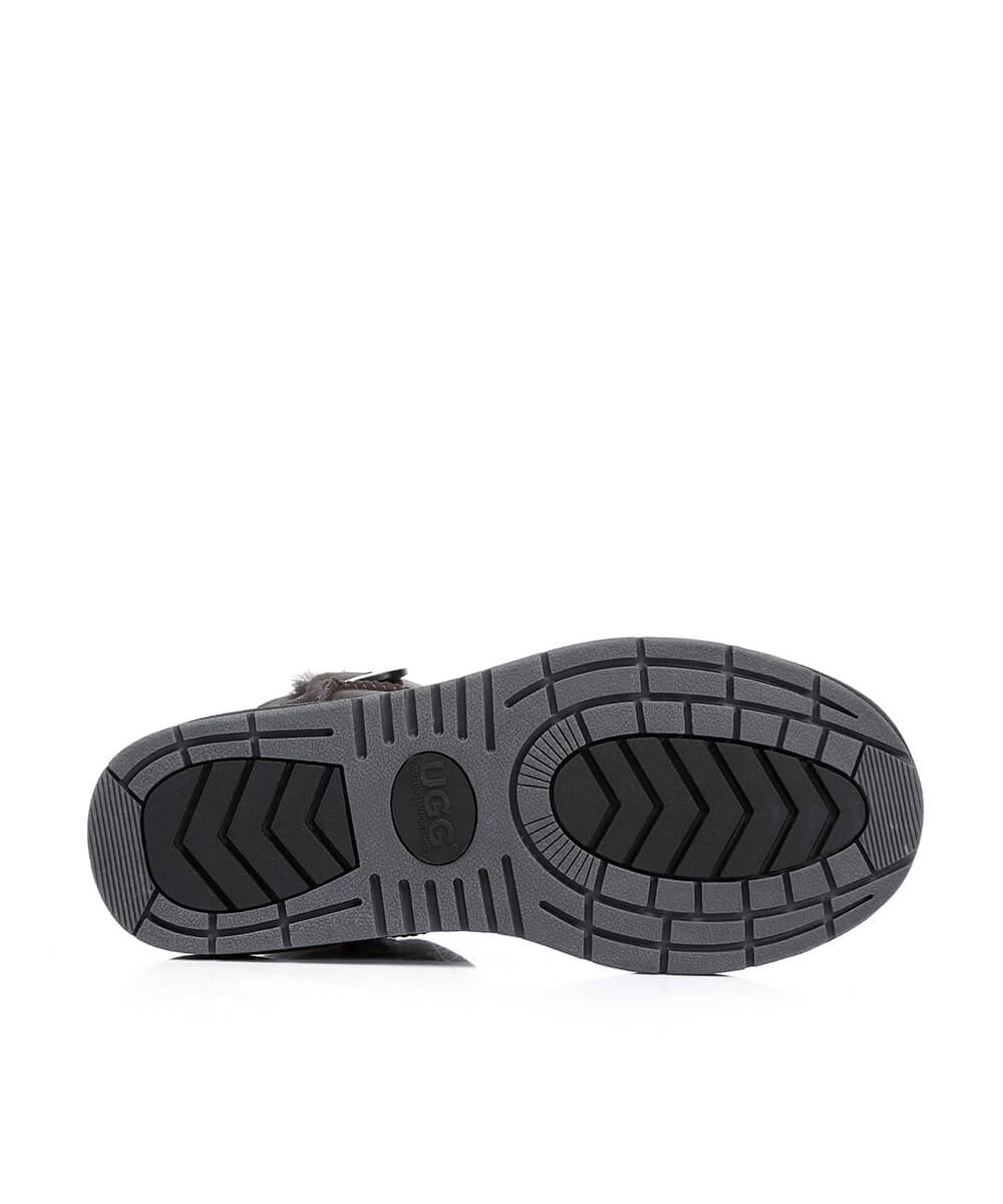 Men's Luxe Classic Mini UGG Button | Red Kado