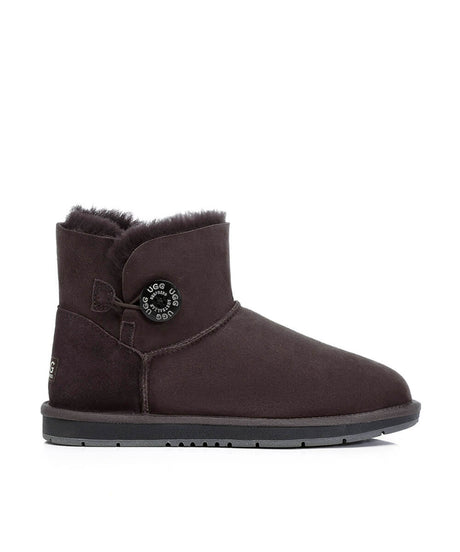 Men's Luxe Classic Mini UGG Button | Red Kado