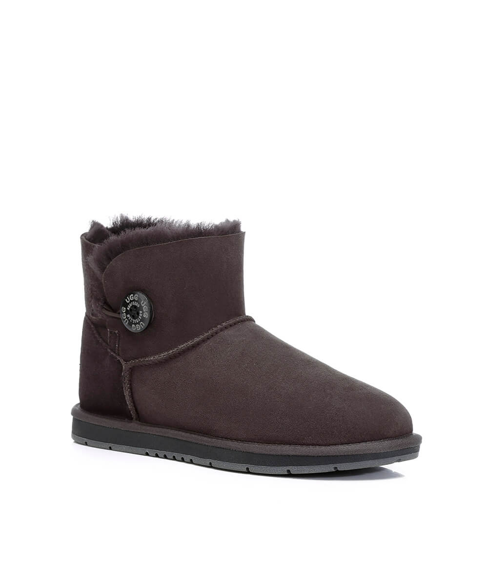 Men's Luxe Classic Mini UGG Button | Red Kado