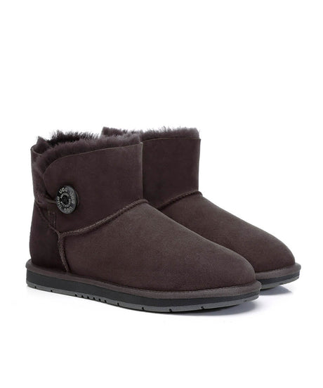 Men's Luxe Classic Mini UGG Button | Red Kado