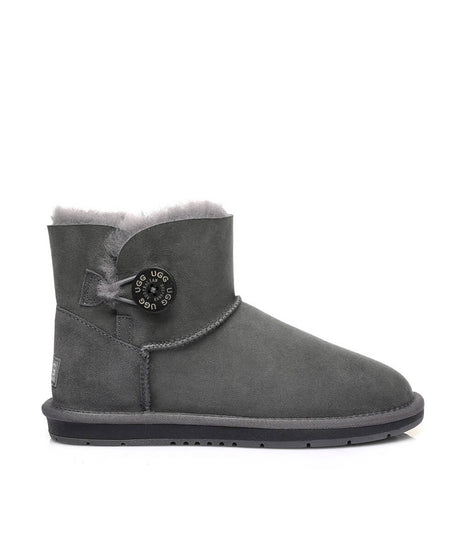 Women's Luxe Classic Mini UGG Button | Red Kado