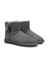 Women's Luxe Classic Mini UGG Button | Red Kado
