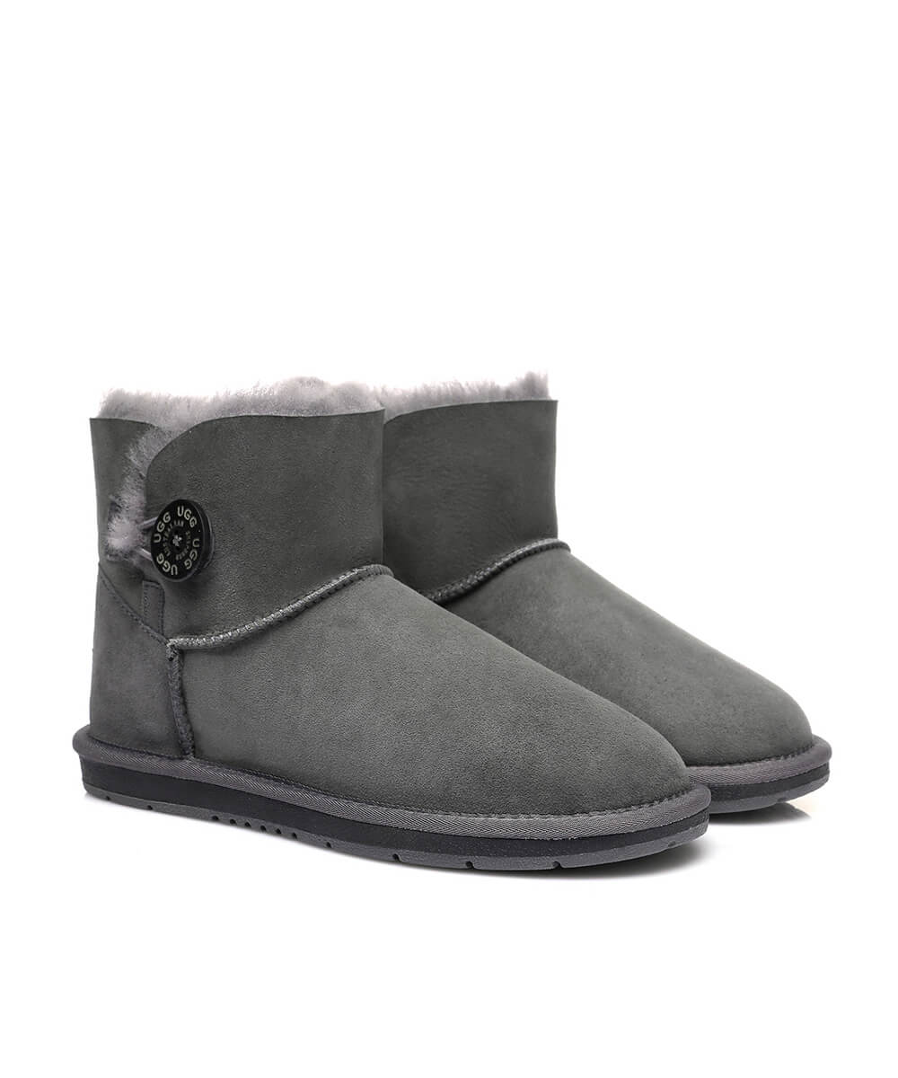 Men's Luxe Classic Mini UGG Button | Red Kado