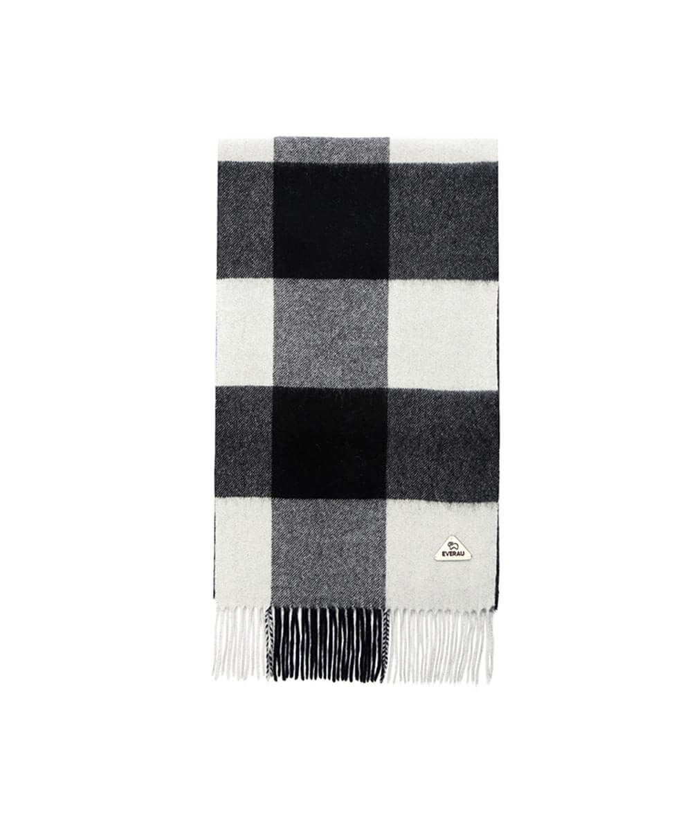 Wool Tartan Scarf | Red Kado