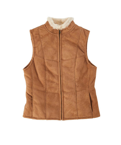 Women's Sheepskin Vest | Red Kado